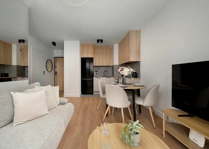 Nowoczesny Z Tarasem I Parkingiem By Renters Apartman