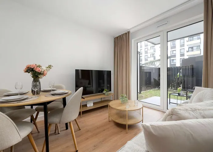 Apartman Nowoczesny Z Tarasem I Parkingiem By Renters Wrocław